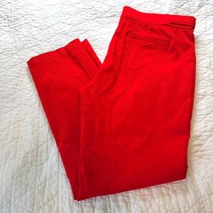 Rafaella Red Women's Stretch Dress Pants Size 12